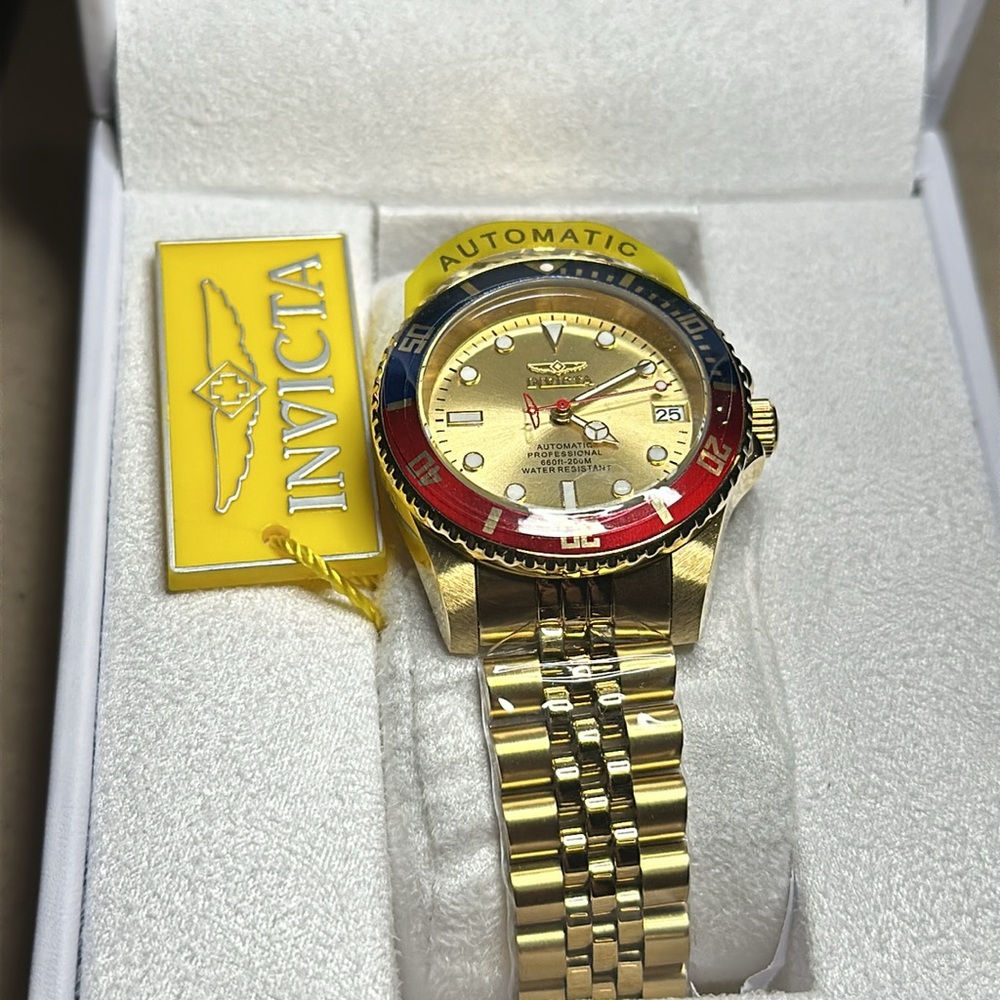 Invicta Gold and Multicolor Women's Watch